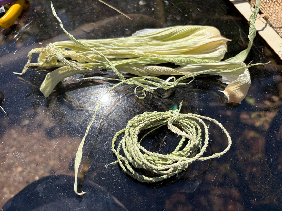 Corn Husk Cordage & Natural Weaving Materials