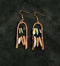 Tourmaline Arch Earrings