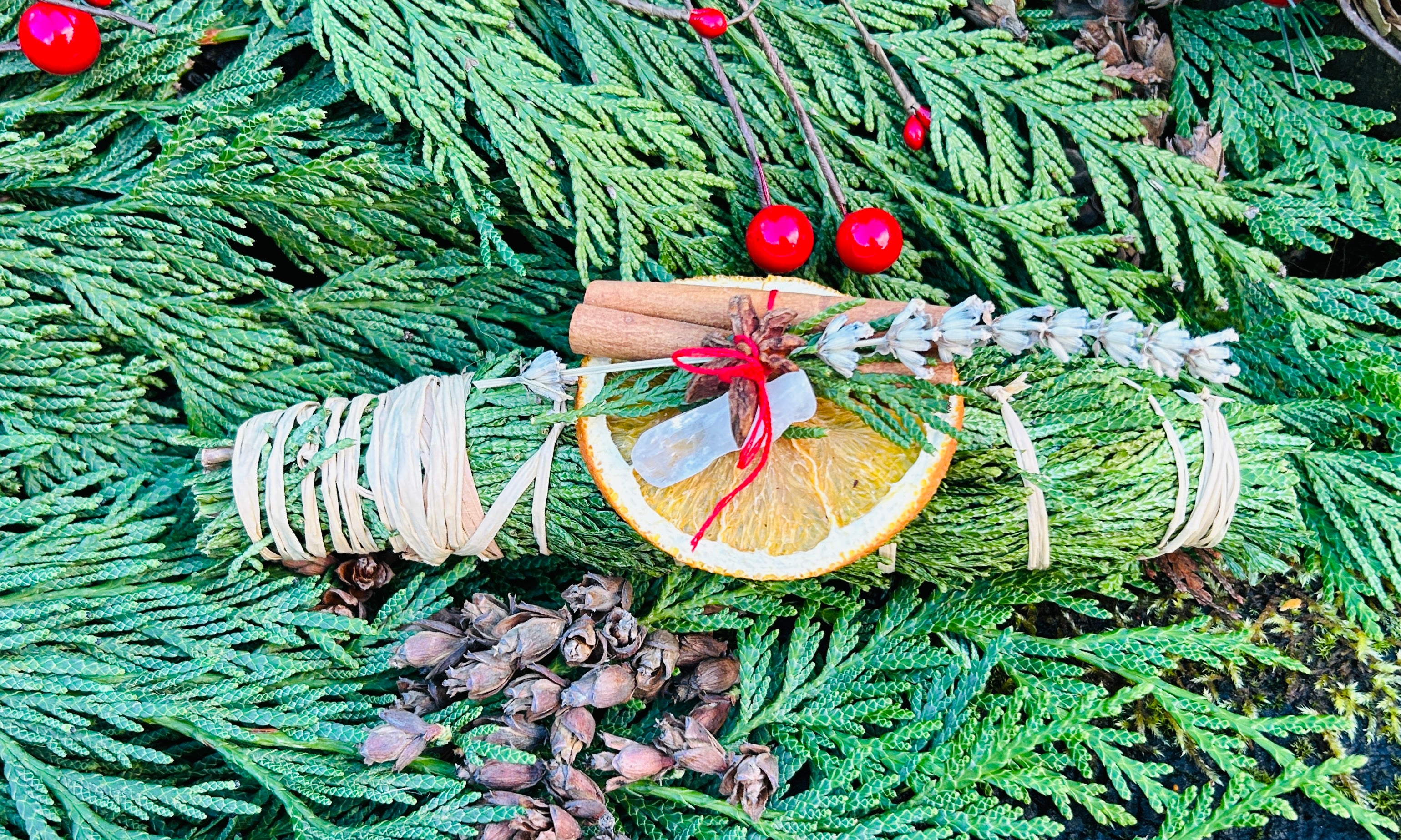 Fragrant Cedar Yule Smudge