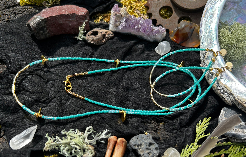 Coastal Current Necklace & Earring Set